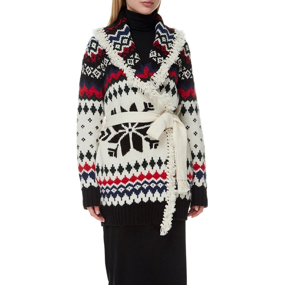 POLO RALPH LAUREN Fair Isle Belted Cardigan Sweater (XS) - NWOT